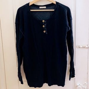 Urban Outfitters Oversized Blue Thermal